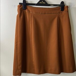 Forever 21‎ Classic camel color mini skirt with lining size large